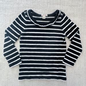 Crewcuts Black & White Striped Top VGUC 2/3